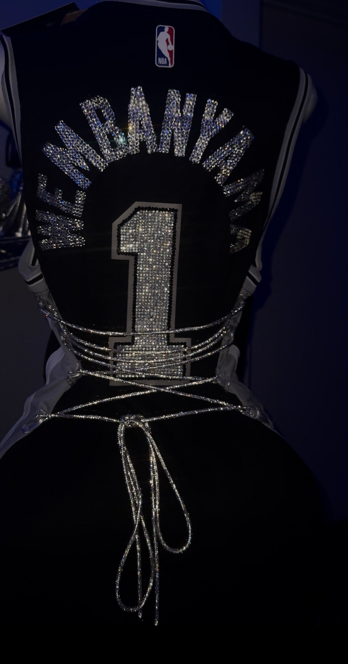Crystal Fringe Corset Jersey Dress — Limited Edition