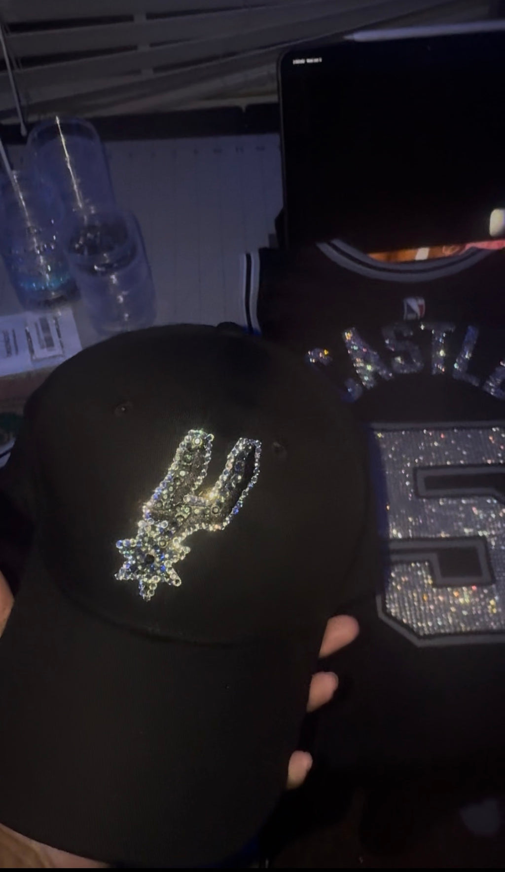 Custom Bling Team Ball Cap
