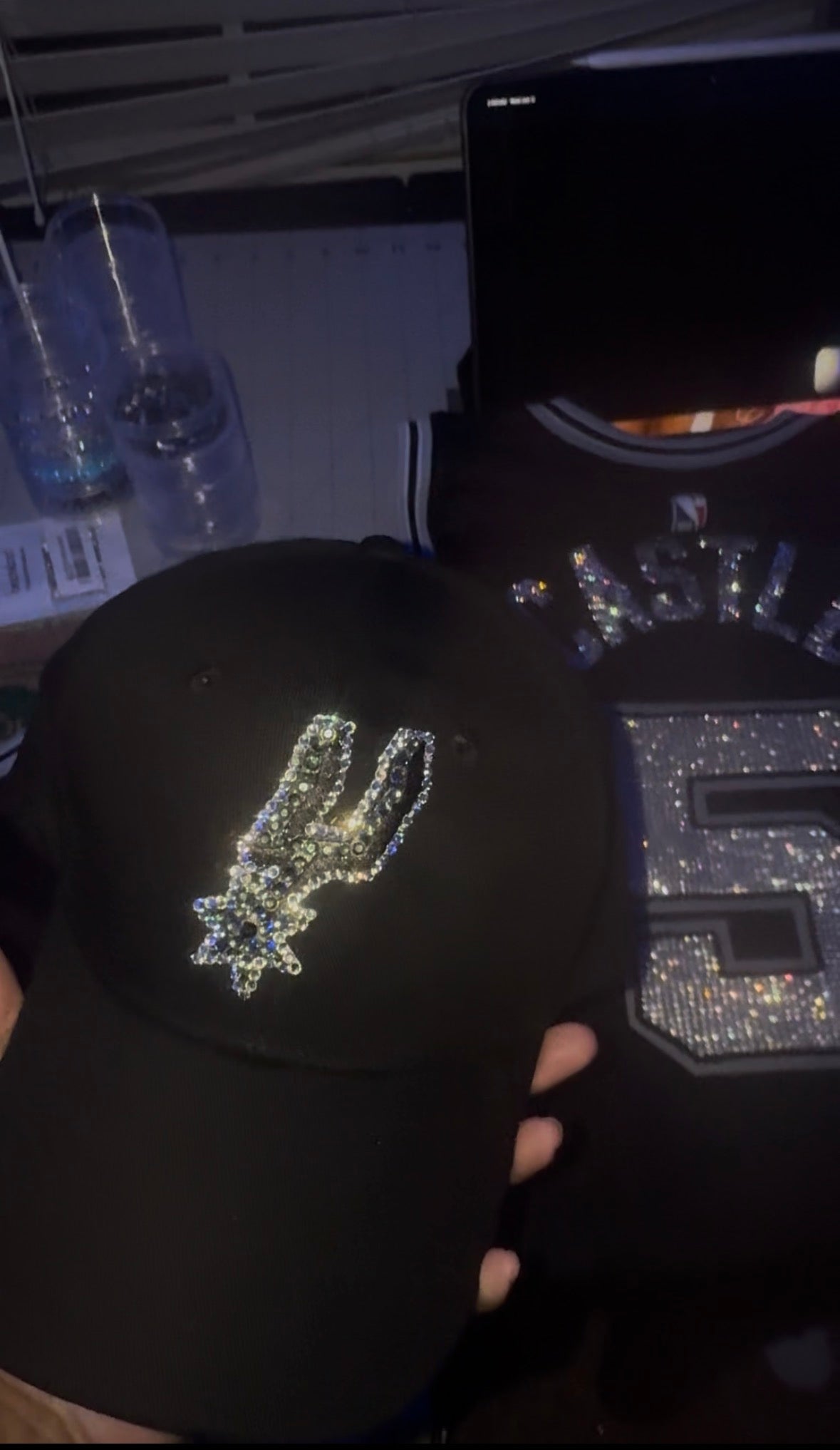 Custom Bling Team Ball Cap
